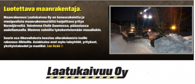 Maanrakennus Laatukaivuu Oy