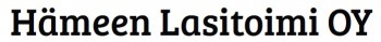 Hämeen Lasitoimi Oy Selinko