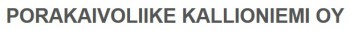 Porakaivoliike Kallioniemi Oy